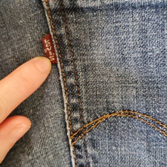 Levi's 553 Mid Rise Boot Cut Women's Jeans Size 6S - Picture 9 of 12